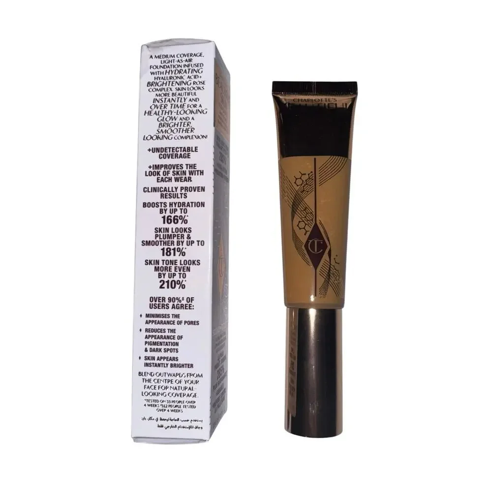 Charlotte Tilbury Beautiful Skin Foundation 9 Neutral Radiant 1 oz New Old Money